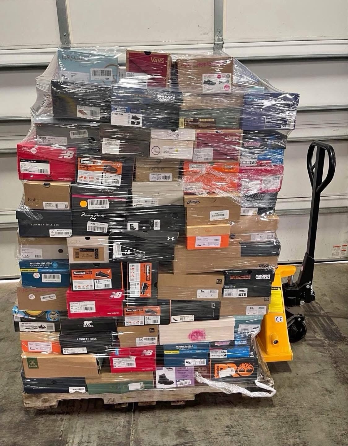 Mixed Sneakers Pallet | 200 Pairs Wholesale Athletic Shoes Bulk Deals