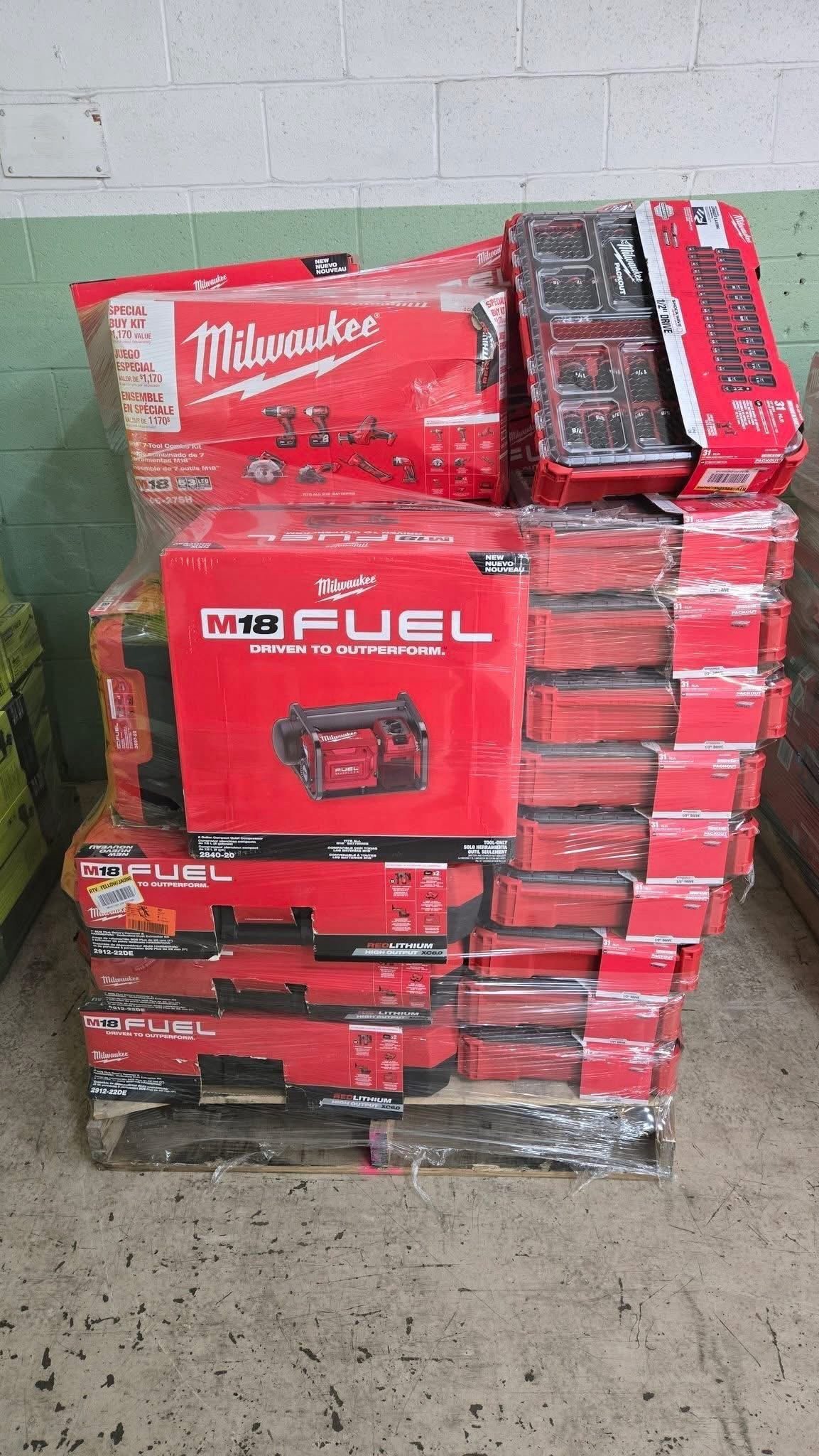 Milwaukee Power Tools Liquidation Pallets | Wholesale Tools 75–100 Units Bulk Deals - Image 8