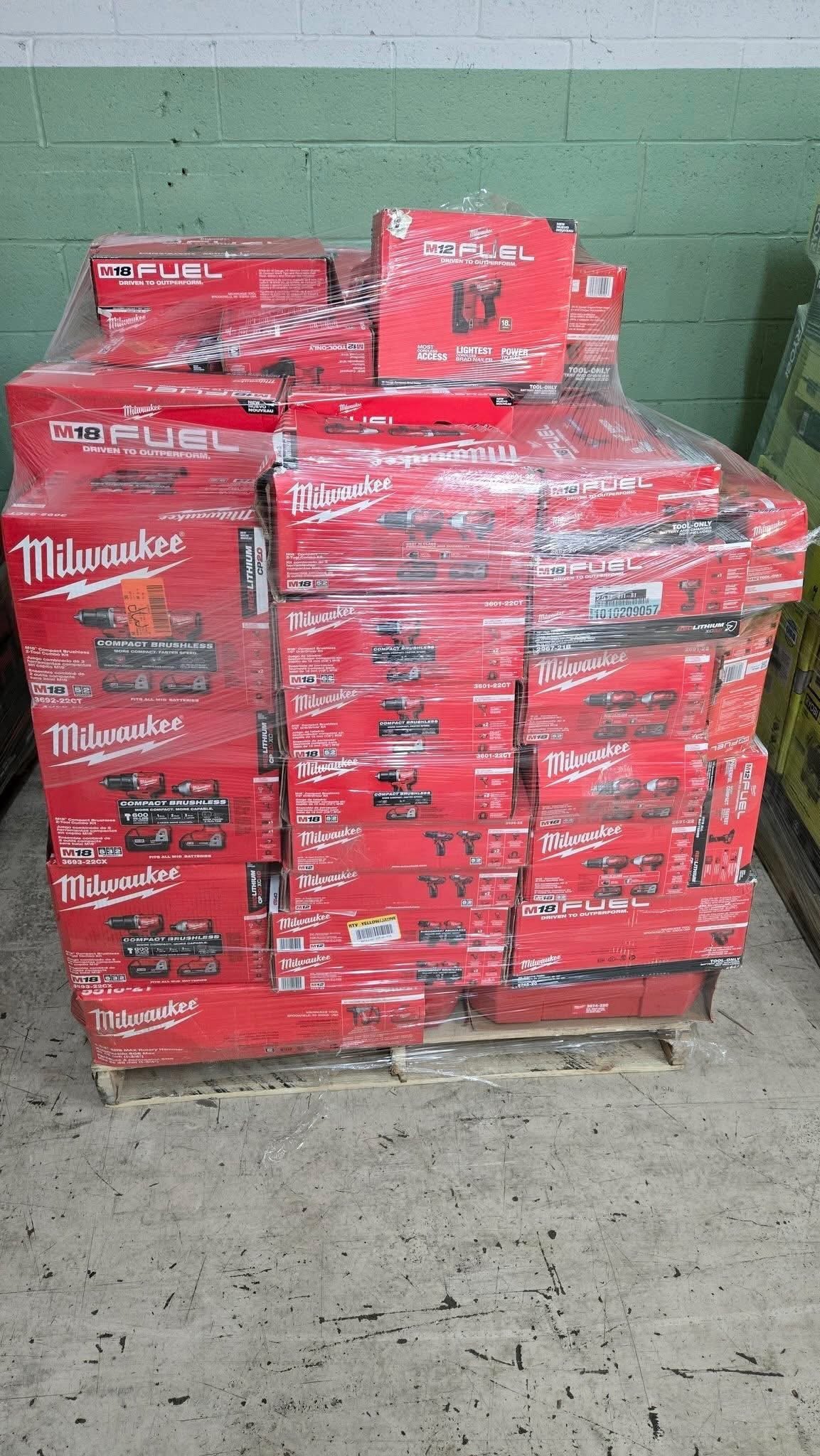 Milwaukee Power Tools Liquidation Pallets | Wholesale Tools 75–100 Units Bulk Deals