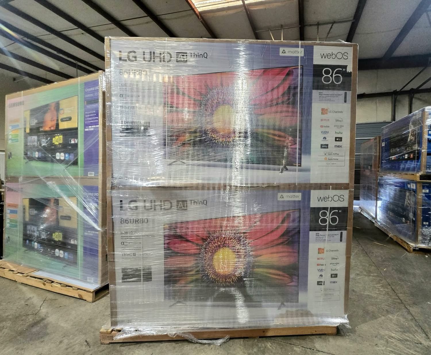 Flat Screen TV Pallet – 15–18 Units 50–85 Inch Smart TVs Wholesale - Image 18