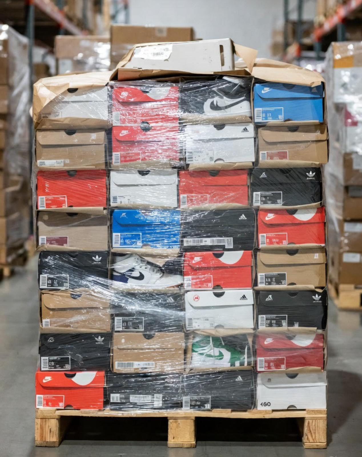 Shoes & Sneakers Pallets for Sale